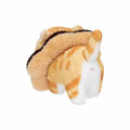 Japan Mofusand Mascot Plush Toy - Mofusand Coffee And Donuts Cat : Chocolate Cream - 8