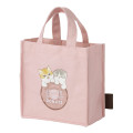 Japan Mofusand Lunch Tote Bag - Mofusand Coffee And Donuts Cat Pink - 4