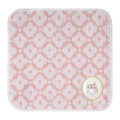 Japan Mofusand Mini Towel Jacquard Handkerchief - Mofusand Coffee And Donuts Cat Pink - 1