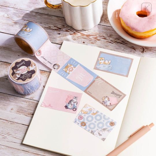 Japan Mofusand Roll Sticky Notes - Mofusand Coffee And Donuts Milk Chocolate - 2