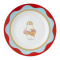 Japan Mofusand Porcelain Plate - Mofusand Coffee And Donuts Cat Strawberry Chocolate - 1