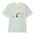 Japan Mofusand T-shirt (L) - Mofusand Coffee And Donuts Cat Mint - 1