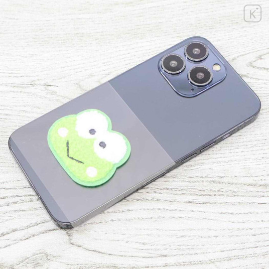 Japan Sanrio Versatile Iron-On and Sticker Patch - Keroppi : Mofumofu - 2