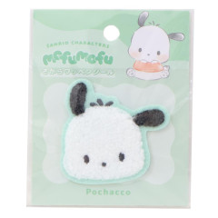 Japan Sanrio Versatile Iron-On and Sticker Patch - Pochacco : Mofumofu