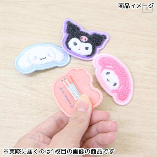 Japan Sanrio Sagara Embroidery Bangs Clip - Hello Kitty : Mofumofu - 2