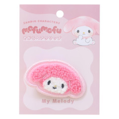 Japan Sanrio Sagara Embroidery Bangs Clip - My Melody : Mofumofu