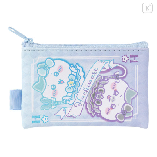 Japan Chiikawa Flat Mini Pouch - Chiikawa & Hachiware : Magical Chiikawa Trump Card - 7