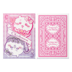 Japan Chiikawa A4 Clear File Folder - Chiikawa : Magical Chiikawa Trump Card