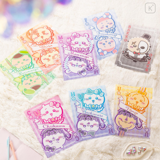 Japan Chiikawa A4 Clear File Folder - Chiikawa : Magical Chiikawa Trump Card - 2