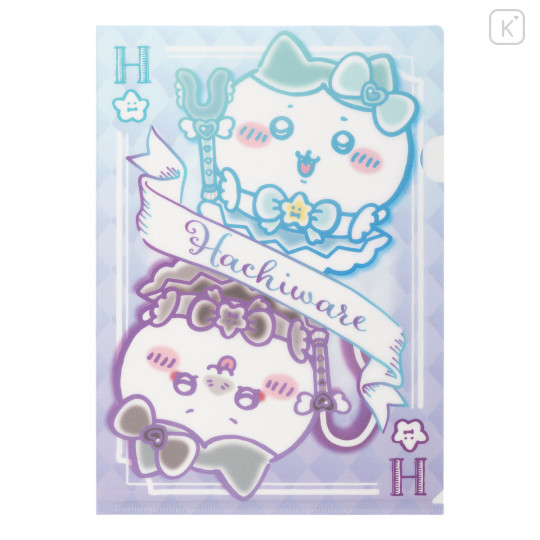 Japan Chiikawa A4 Clear File Folder - Hachiware : Magical Chiikawa Trump Card - 4