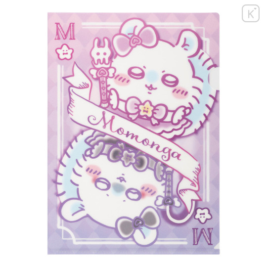 Japan Chiikawa A4 Clear File Folder - Momonga : Magical Chiikawa Trump Card - 4