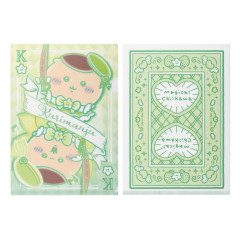 Japan Chiikawa A4 Clear File Folder - Kurimanju : Magical Chiikawa Trump Card