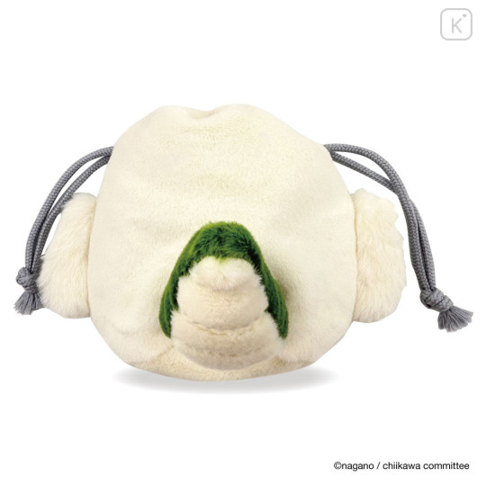 Japan Chiikawa Face Drawstring Bag - Anoko Monster - 6