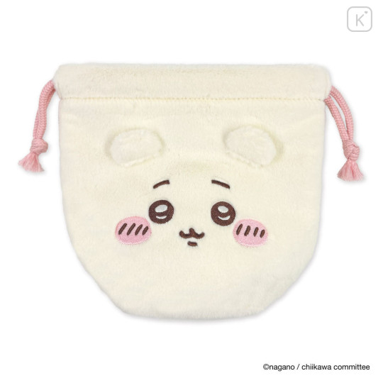Japan Chiikawa Face Drawstring Bag - Chiikawa - 1