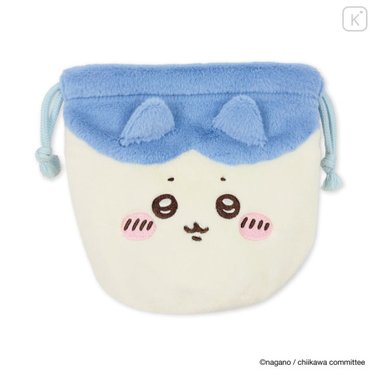 Japan Chiikawa Face Drawstring Bag - Hachiware - 3