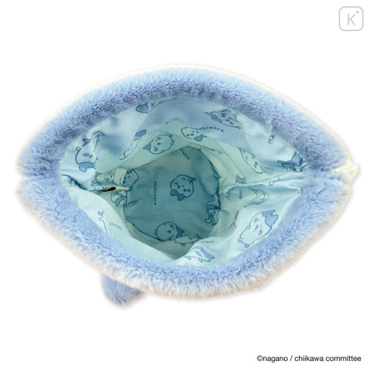 Japan Chiikawa Face Drawstring Bag - Hachiware - 7