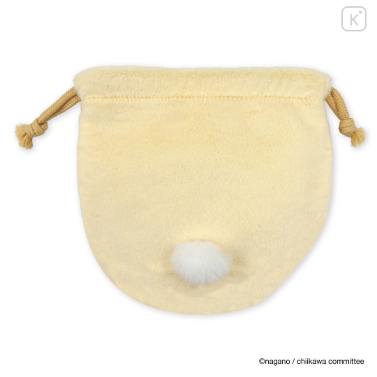 Japan Chiikawa Face Drawstring Bag - Usagi (Chiikawa) - 4