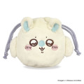 Japan Chiikawa Face Drawstring Bag - Momonga - 5
