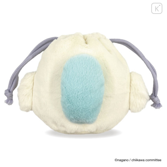 Japan Chiikawa Face Drawstring Bag - Momonga - 6