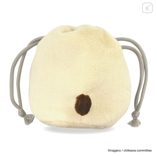 Japan Chiikawa Face Drawstring Bag - Rakko - 6