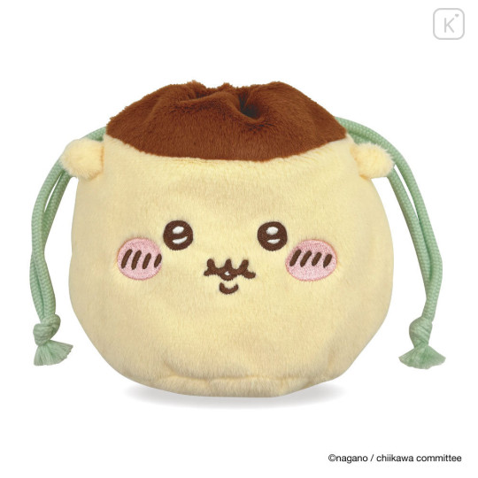 Japan Chiikawa Face Drawstring Bag - Kuri Manju - 5