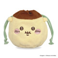 Japan Chiikawa Face Drawstring Bag - Kuri Manju - 5