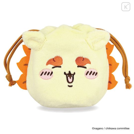 Japan Chiikawa Face Drawstring Bag - Shisa - 5