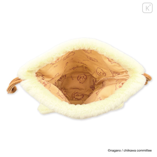 Japan Chiikawa Face Drawstring Bag - Shisa - 7