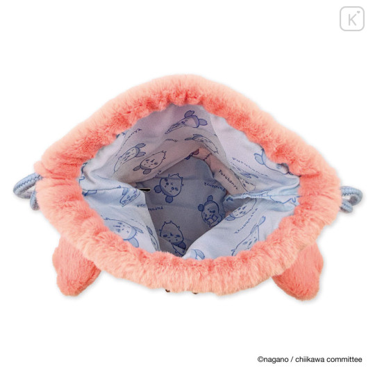 Japan Chiikawa Face Drawstring Bag - Furuhonya Kani-chan - 7