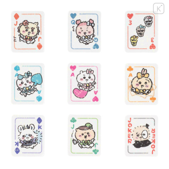 Japan Chiikawa Sparkling Flake Sticker - Magical Chiikawa Trump Card - 3