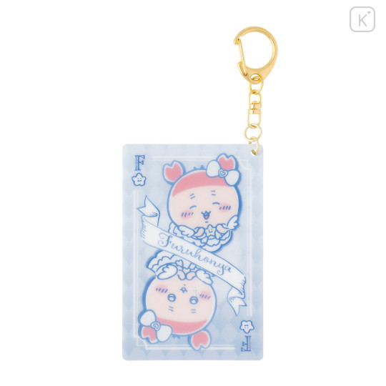 Japan Chiikawa Acrylic Keychain - Furuhonya Kani-chan : Magical Chiikawa Playing Card Style - 4