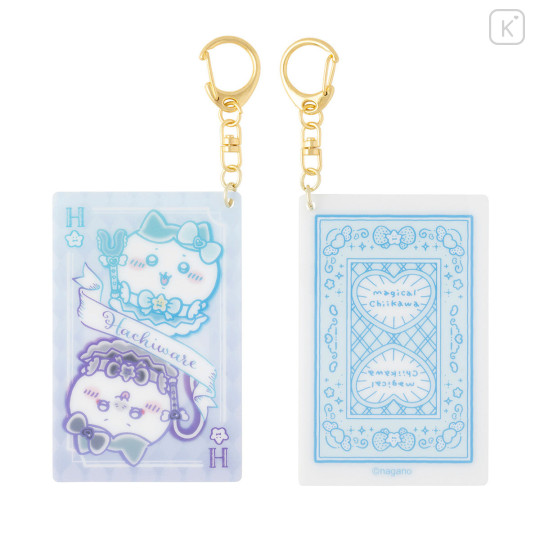 Japan Chiikawa Acrylic Keychain - Hachiware : Magical Chiikawa Playing Card Style - 3