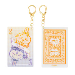 Japan Chiikawa Acrylic Keychain - Usagi (Chiikawa) : Magical Chiikawa Playing Card Style