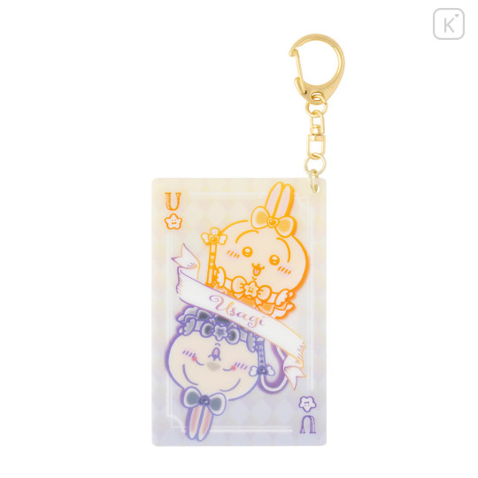 Japan Chiikawa Acrylic Keychain - Usagi : Magical Chiikawa Playing Card Style - 4