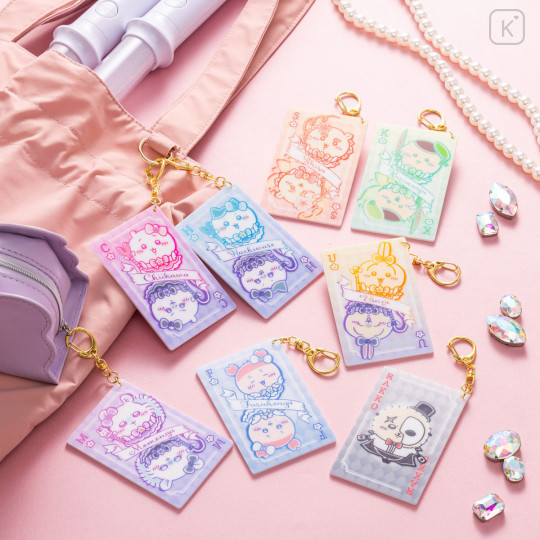 Japan Chiikawa Acrylic Keychain - Momonga : Magical Chiikawa Playing Card Style - 2