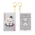 Japan Chiikawa Acrylic Keychain - Rakko : Magical Chiikawa Playing Card Style - 1