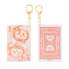 Japan Chiikawa Acrylic Keychain - Shisa : Magical Chiikawa Playing Card Style