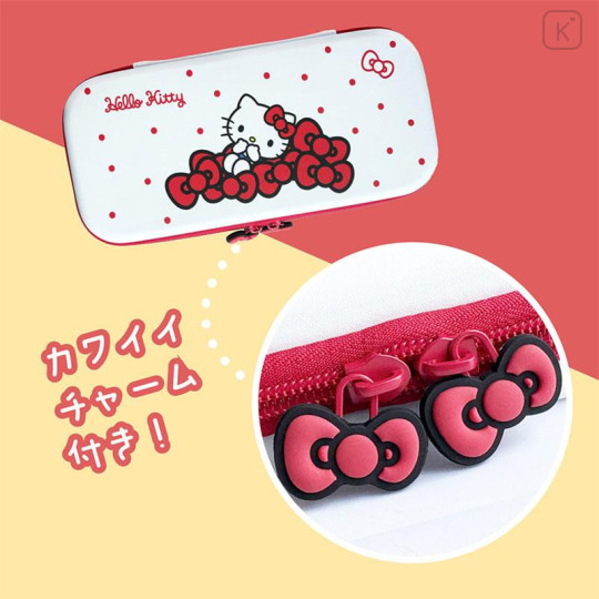 Japan Sanrio Gadget Pouch - Hello Kitty : Ribbon - 6