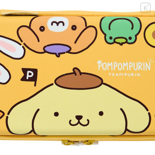 Japan Sanrio Gadget Pouch - Pompompurin : Friends - 5