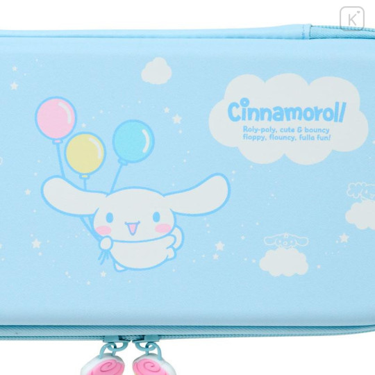 Japan Sanrio Gadget Pouch - Cinnamoroll : Fun Blue - 4