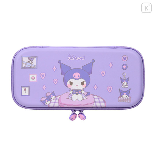 Japan Sanrio Gadget Pouch - Kuromi : Fun Purple - 1