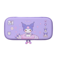 Japan Sanrio Gadget Pouch - Kuromi : Fun Purple