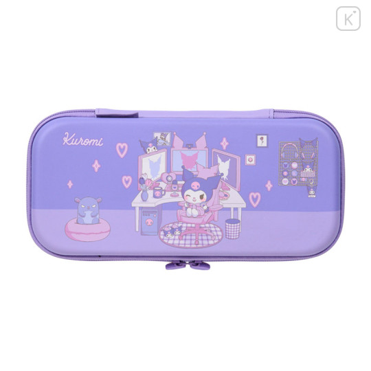 Japan Sanrio Gadget Pouch - Kuromi : Fun Purple - 2