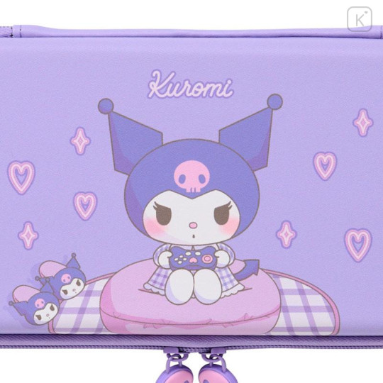 Japan Sanrio Gadget Pouch - Kuromi : Fun Purple - 4