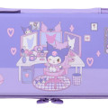 Japan Sanrio Gadget Pouch - Kuromi : Fun Purple - 5