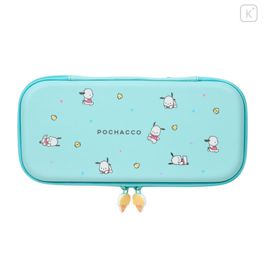 Japan Sanrio Gadget Pouch - Pochacco : Turquoise - 1