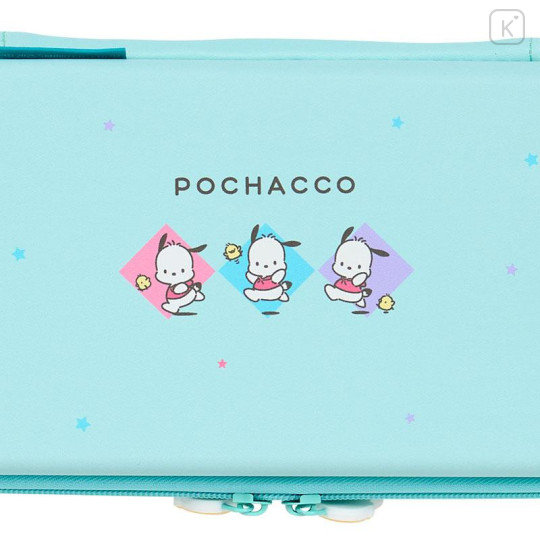 Japan Sanrio Gadget Pouch - Pochacco : Turquoise - 5