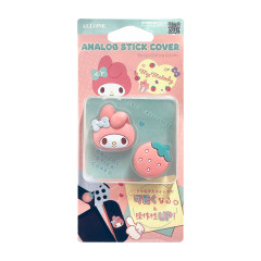 Japan Sanrio Analog Stick Cover Thumb Grips - My Melody : Strawberry