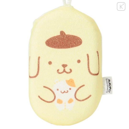 Japan Sanrio Body Sponge - Pompompurin - 4