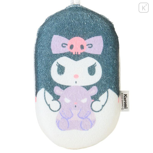 Japan Sanrio Body Sponge - Kuromi : Baku - 4